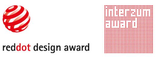 RED DOT design award és Interzum Award díjak
