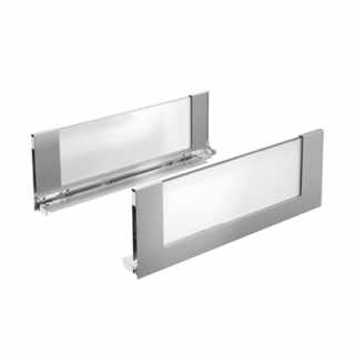 Hettich AvanTech YOU Inlay fiók oldallap 400 mm balos szürke magasság 187 mm (ipari kiszerelés) #4