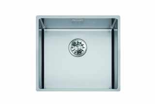 HKT Kumu Smart,  alá- rá- és szintbeépíthető mosogató, 50 cm-es korpuszokhoz, szálcsiszolt rozsdamentes acél #1