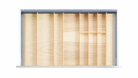 Kesseböhmer Fineline LiniQ evőeszköz betét 800-900x500-as fiókba tölgy