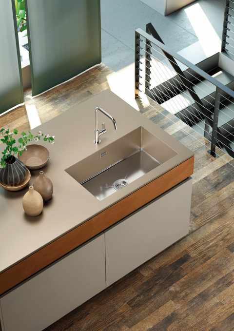 HKT Aláépíthető mosogatótálca kerámiával való kiburkoláshoz; 20 mm beugrás; 500*400 belméret; R12 rádiusz; mélysége 191 mm