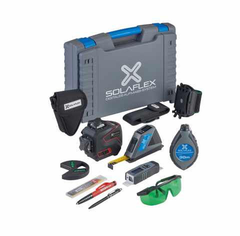SOLAFLEX profeszionális digitális mérőműszer szett, gyári kofferben