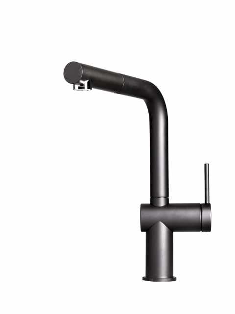 HKT Hill kihúzható HD csaptelep matt fekete