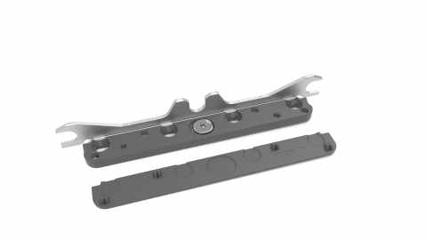 Kesseböhmer FREESlim flap frontrögzítő facsavarozáshoz galvanizált csavarokkal) antracit