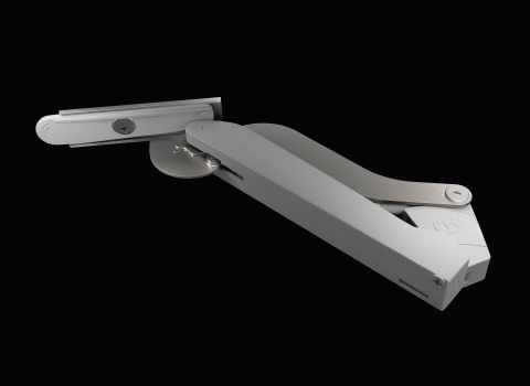 Kesseböhmer FREEspace E típusú felnyíló vasalat grey/nickel SA VE:25