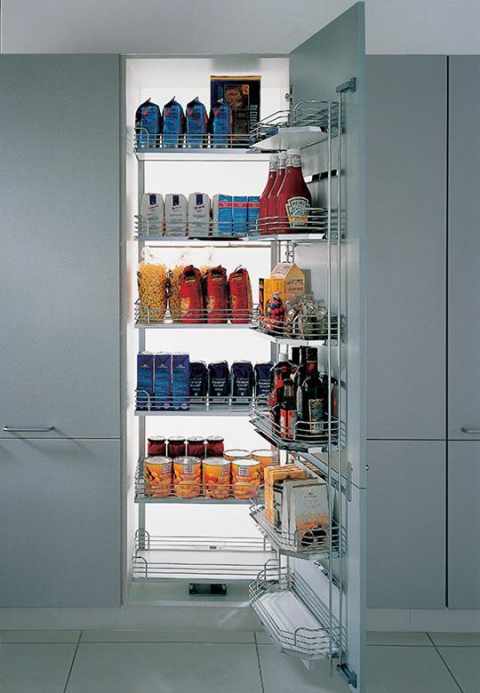 Kesseböhmer TANDEM komplett szett 450/1700mm ARENAplus classic Chrome/Icewhite