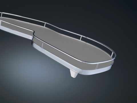 Kesseböhmer LeMans II 450mm jobbos ARENAClassic Szürke Szett 600-750mm