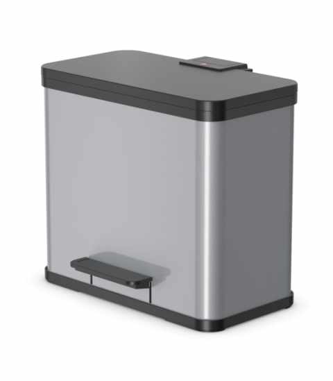 HAILO Öko trio Plus L pedálos szelektív  hulladékgyüjtő szürke