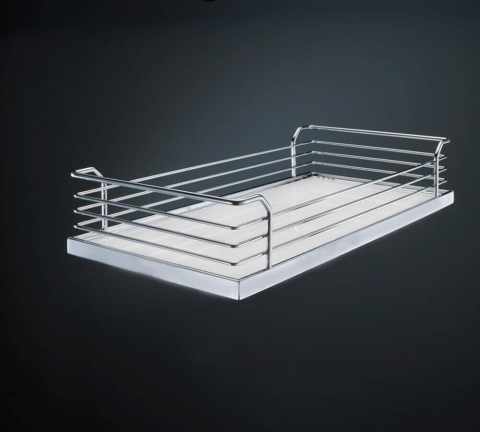 Kesseböhmer Comfort II. tálca (200mm elembe) ARENAplus classic 110x470x88 mm Chrome/ Icewhite