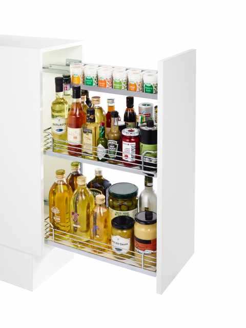 Kesseböhmer Comfort II. Fűszerpolc 479x133x76mm Icewhite