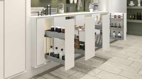 Kesseböhmer K-Line DISPENSA tálca 300mm silver VPE:2