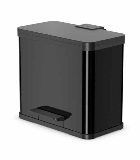 HAILO Öko trio Plus L pedálos szelektív  hulladékgyüjtő fekete