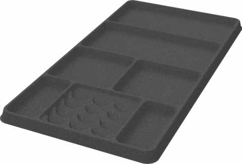 Kesseböhmer CONERO ékszertartó betét sötétszürke mélység: 475 mm (223x425x14)