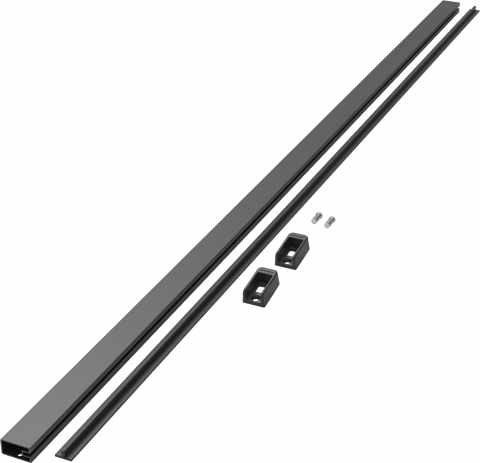 Kesseböhmer CONERO ruhatartó sín 1220 mm fekete