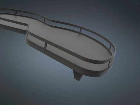 Kesseböhmer LeMans II 600mm balos ARENAplus Style Anthracite+tengely 600-750 mm