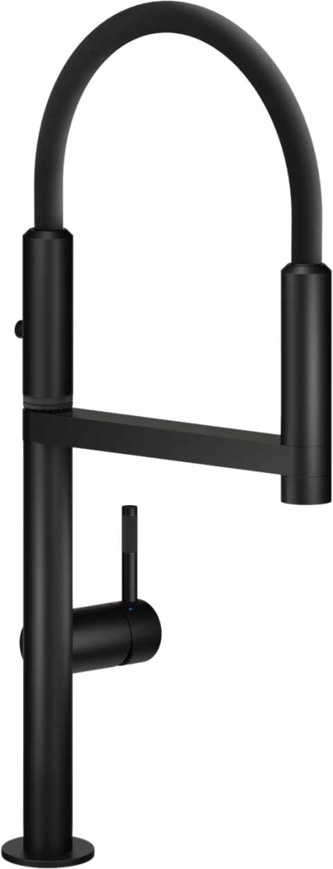 NOBILI MOVE mozgatható zuhanyfejes csaptelep matt fekete