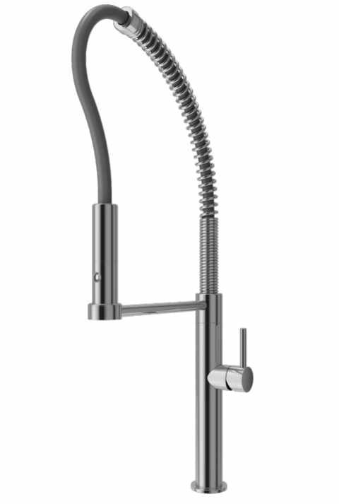 NOBILI ACQUERELLI Professzionális csaptelep flexibilis felső résszel króm