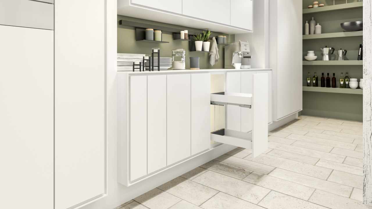 Kesseböhmer K-Line Base vasalat szett 300mm tálcával icewhite