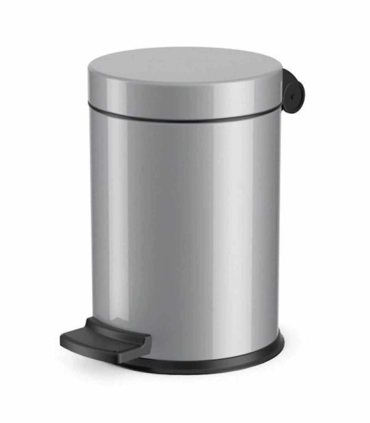 HAILO SOLID S kozmetikai szemetes (pedálos) szürke/galvanizált belső szemetessel