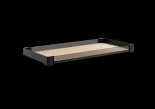 Kesseböhmer CONERO edzett szürke biztonsági üveg kihúzható belső fiókhoz 72  H / Korpusz belső szélesség: 960-1020 mm #2