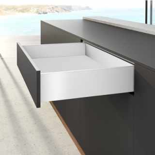 Hettich AvanTech YOU fiók oldal profil 350 mm balos fehér magasság 139 mm (ipari kiszerelés) #3