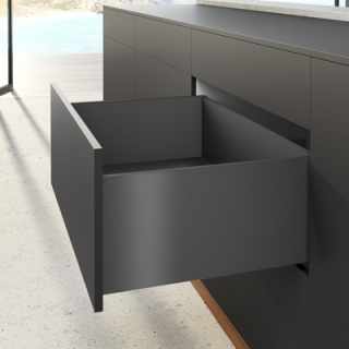 Hettich AvanTech YOU fiók oldal profil 400 mm jobbos antracit magasság 251 mm (ipari kiszerelés) #3