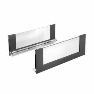 Hettich AvanTech YOU Inlay fiók oldallap 450 mm balos antracit magasság 187 mm (ipari kiszerelés) #4