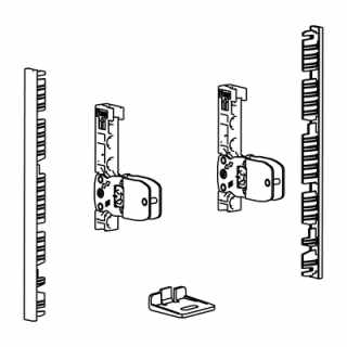 Hettich AvanTech YOU frontrögzítő belső előlaphoz,139 mm magas, szürke #2
