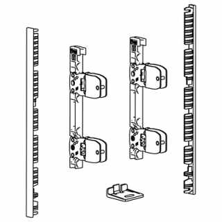 Hettich AvanTech YOU frontrögzítő belső előlaphoz,187 mm magas, szürke #2