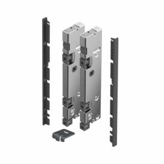 Hettich AvanTech YOU Inlay fiók frontrögzítő belső előlaphoz,187 mm magas, antracit #1