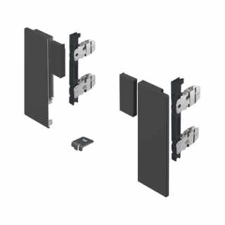 Hettich AvanTech YOU frontrögzítő belső fiók tartóprofil változathoz,187 mm magas, antracit #1