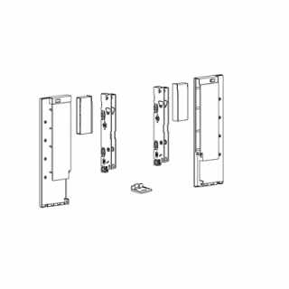Hettich AvanTech YOU frontrögzítő Inlay belső fiók tartóprofil változathoz,187 mm magas, fehér #2