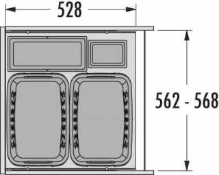 Hailo Laundry Carrier 600 33/33/12/D/2,5 #3