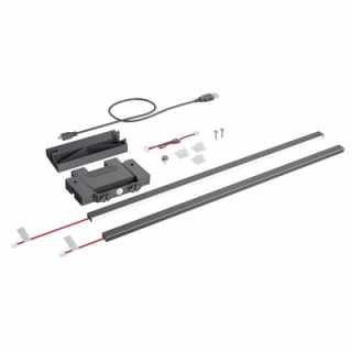 Hettich AvanTech YOU dekor profil megvilágítás szett, antracit, 450 mm #3