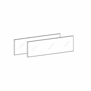 Hettich AvanTech YOU Inlay fiókhoz oldalsó üveg betét, átlátszó, 400 mm #3