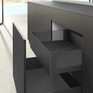 Hettich AvanTech YOU Inlay fiókhoz oldalsó üveg betét, átlátszó, 650 mm #3