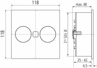 HKT Duplex Q dugalj 2x230V fekete elektromosan mozgatható fedéllel #2