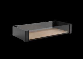 Kesseböhmer CONERO edzett szürke biztonsági üveg kihúzható belső fiókhoz 168 H / Korpusz belső szélesség: 334-394 mm #2
