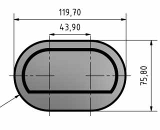 HKT Piccolino dugalj 2x230V fekete #2