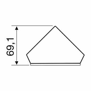 HKT POWER ECK Glas dugalj, 3x230V, üveg fekete #3