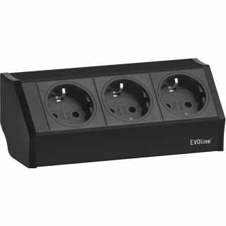 HKT EVOline V-Dock dugalj, 3x230V, fekete #1