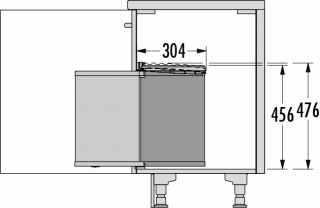 HAILO AS Mono 20 stainless steel/black #3
