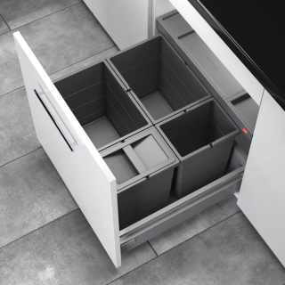HAILO AS Allegro 295 18/18/8/8 fiókba építhető szemetes #2