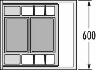HAILO AS Separato K 600 20/20 dark gray #2
