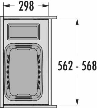 HAILO Laundry Carrier 600 Bad sötétszürke #4