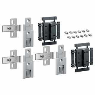 Hettich WingLine L gyorsszerelős köztes pánt készlete, 3 pánt, szürke #1