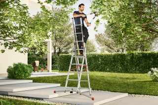 HAILO S100 ProfiLOT széthúzható létrák 2x9+1x8 lépcsős #10