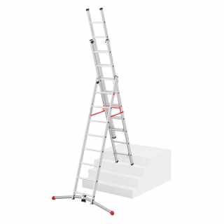 HAILO S100 ProfiLOT széthúzható létrák 2x9+1x8 lépcsős #5