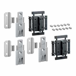 Hettich WingLine  L gyorsszerelős köztes pánt készlete, 3 pánt, szürke #1