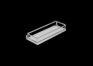 Kesseböhmer Tandem Side III tálca 600 mm ARENAplus style-Chrome/Icewhite VPE: 3db #1